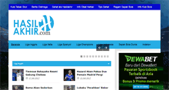 Desktop Screenshot of hasilakhir.com