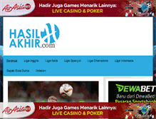 Tablet Screenshot of hasilakhir.com